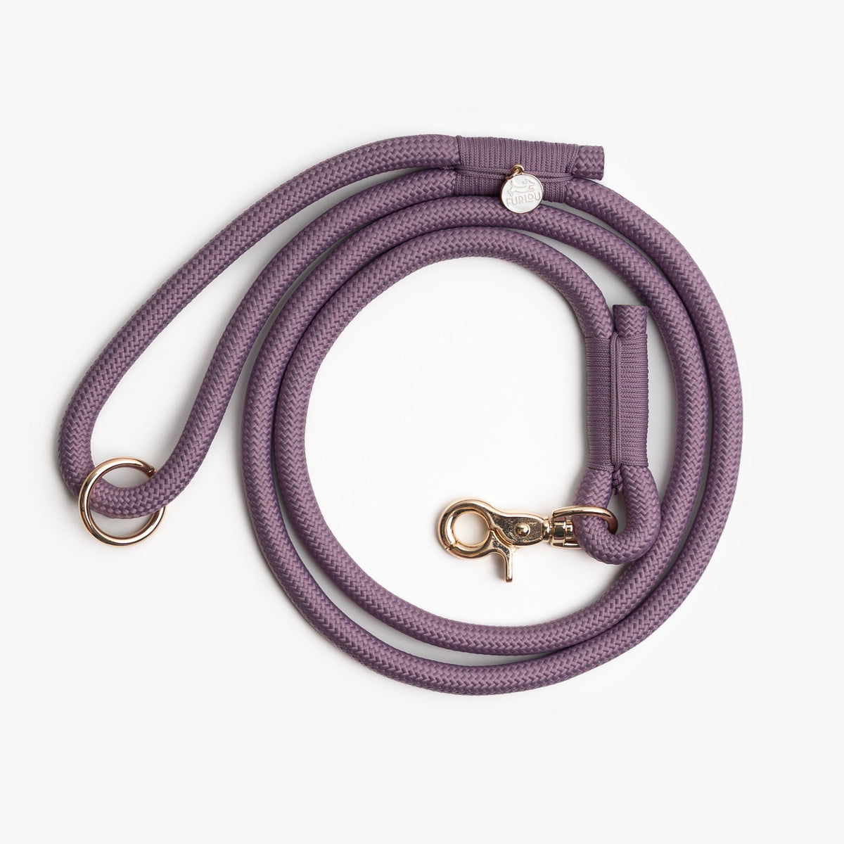 'Lilac' - Braided Rope Leash