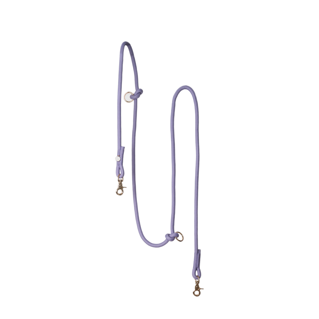 'Lavender' - Hands Free Braided Leash