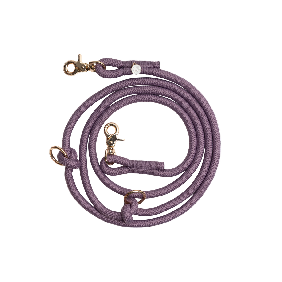 'Lilac' - Hands Free Braided Leash