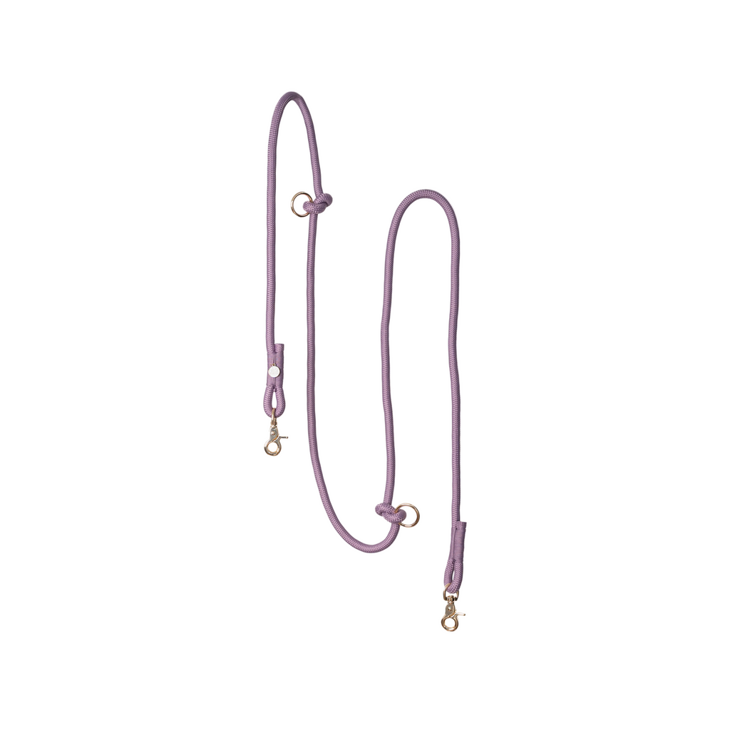 'Lilac' - Hands Free Braided Leash