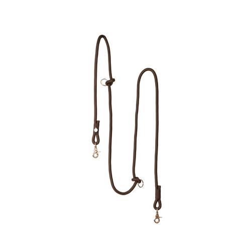 'Brown' - Hands Free Braided Leash