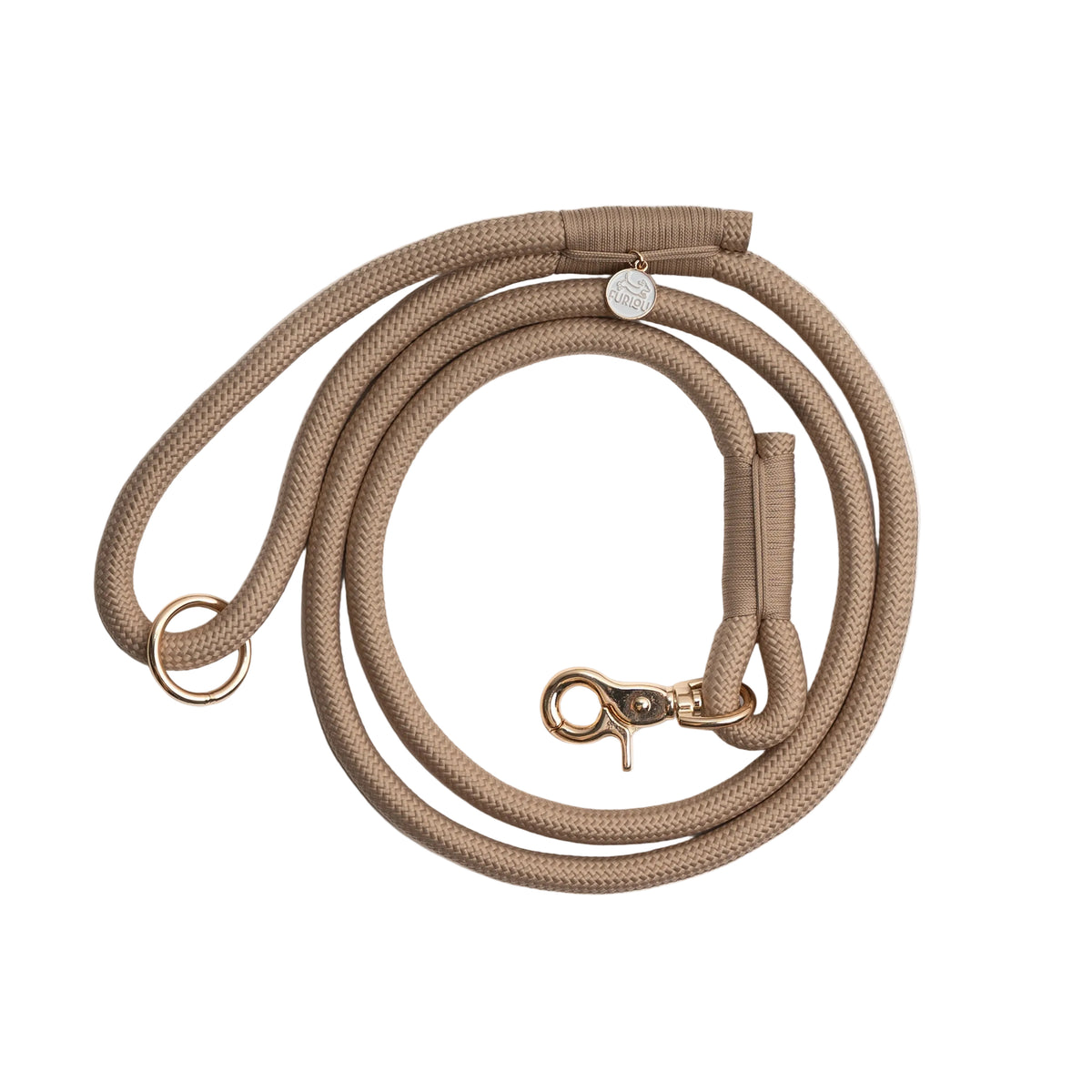 'Sand' - Braided Rope Leash