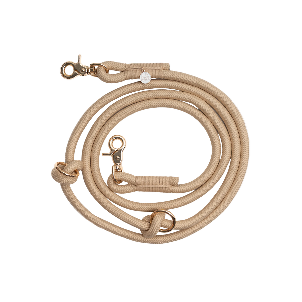'Tan' - Hands Free Braided Leash