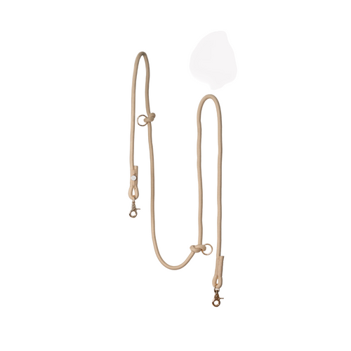 'Tan' - Hands Free Braided Leash
