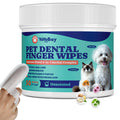 YoYoBay Cat & Dog Teeth Cleaning Wipes | Dual-Sided Herbal Formula 50 PCS Unflavored