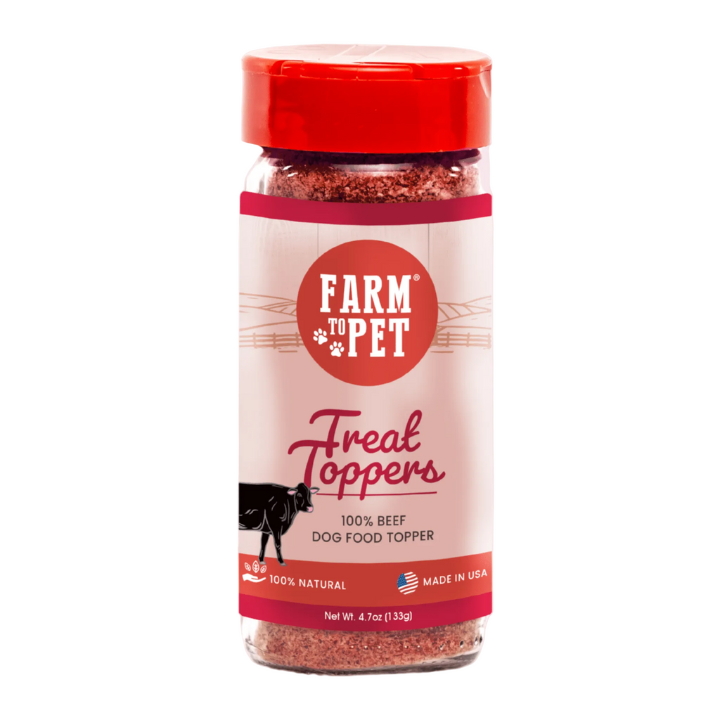 Treat Topper Beef Dog Food Topper | Powdered Meal Topper for Pets