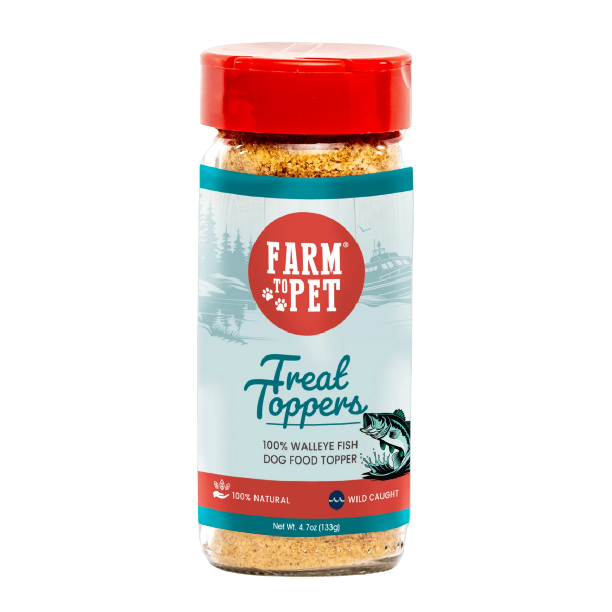 Treat Topper Fish Dog Food Topper | Low-Fat Meal Topper for Pets