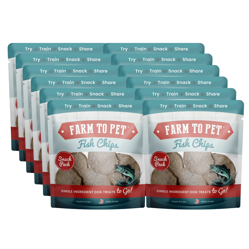 Fish Chips Snack Pack Bundles | Dog Treats for Training & Travel