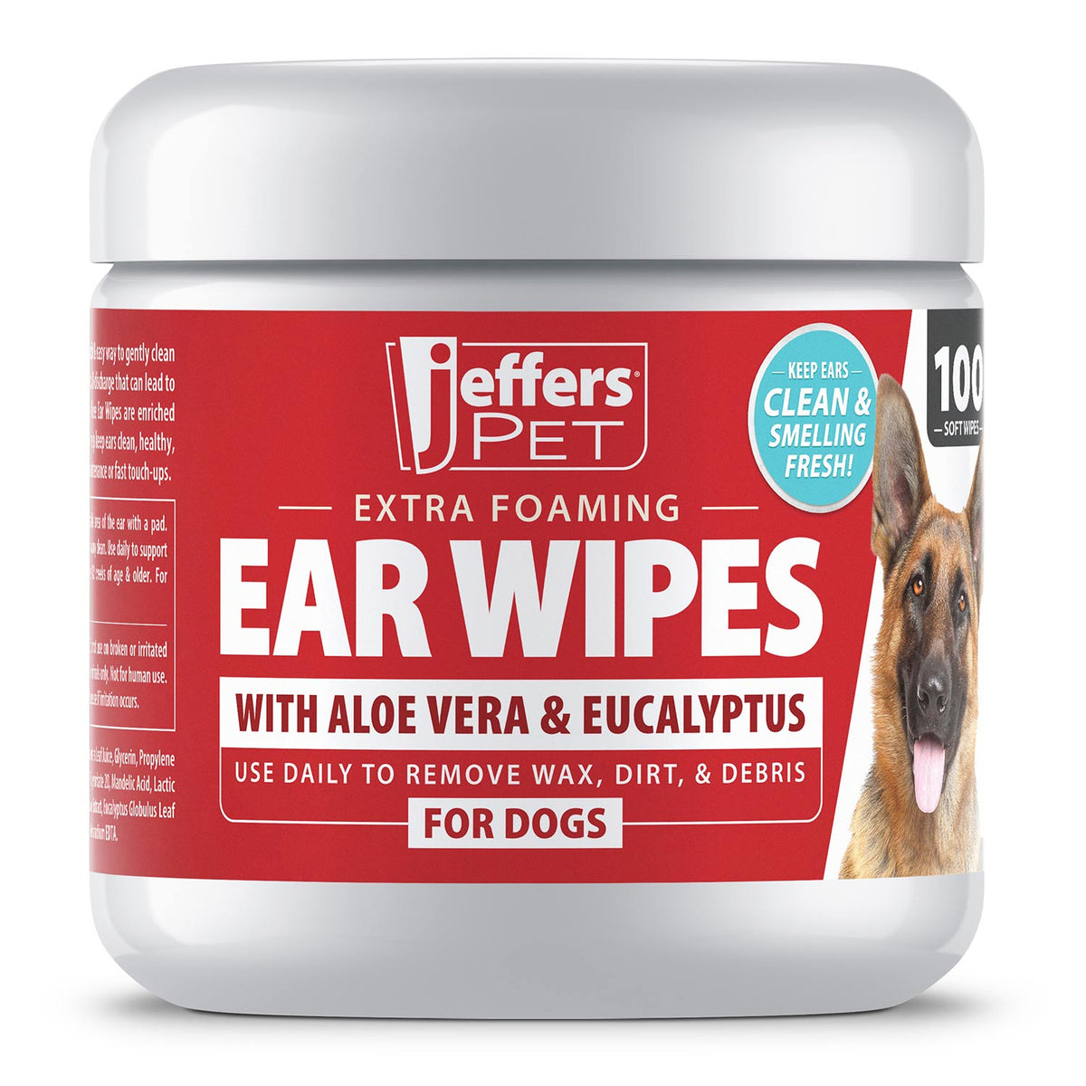 Dog Ear Cleaning Wipes, 100 Count