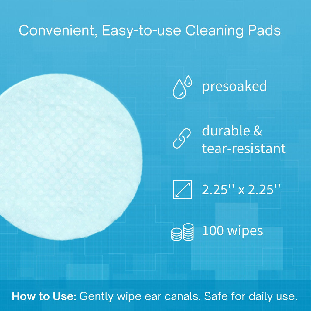 Ear Wipes for Dogs & Cats - 100 Wipes