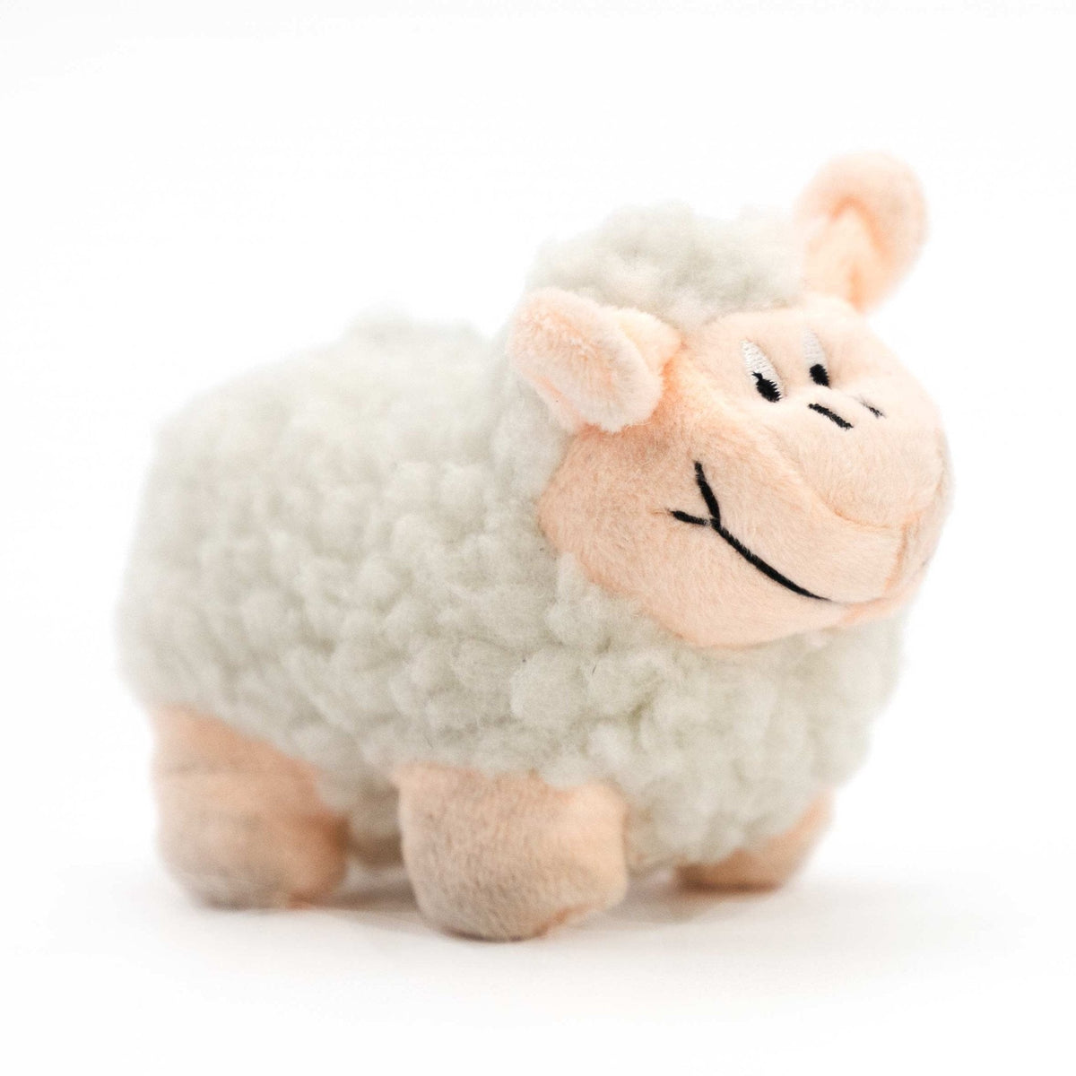 Fleecy Lamb Squeaker Dog Toy, Each