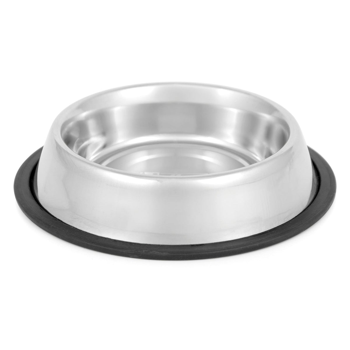No-Skid/No-Tip Stainless Steel Pet Bowls