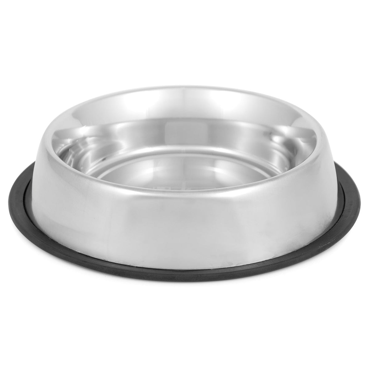 No-Skid/No-Tip Stainless Steel Pet Bowls