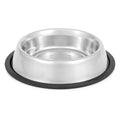 No-Skid/No-Tip Stainless Steel Pet Bowls