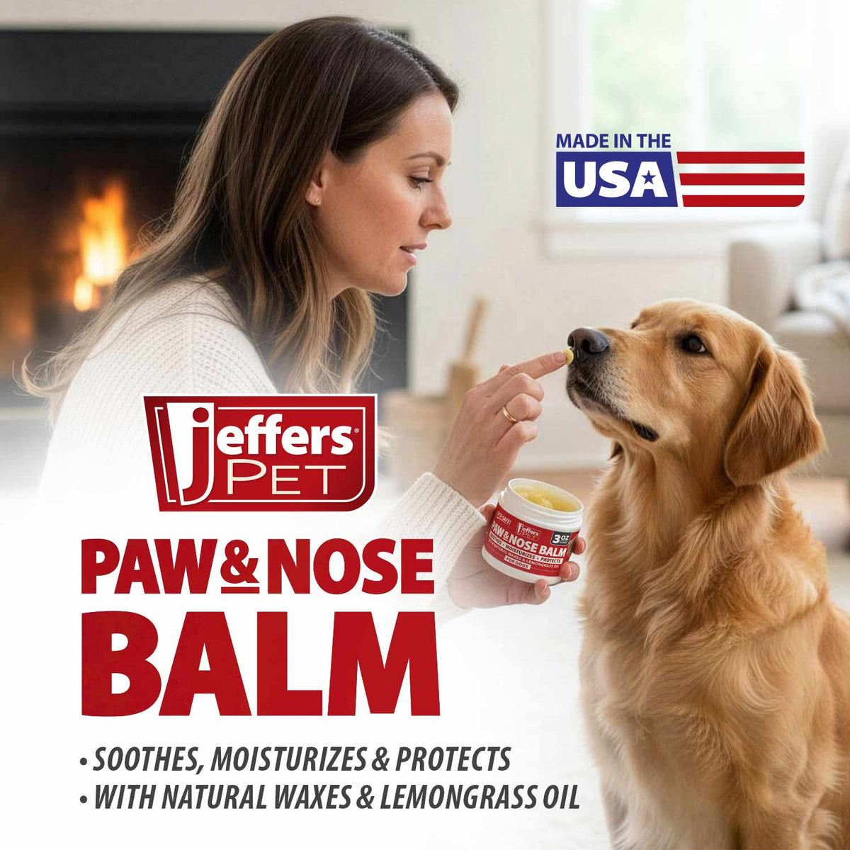 Paw and Nose Protection Balm for Dogs, 3 ounce