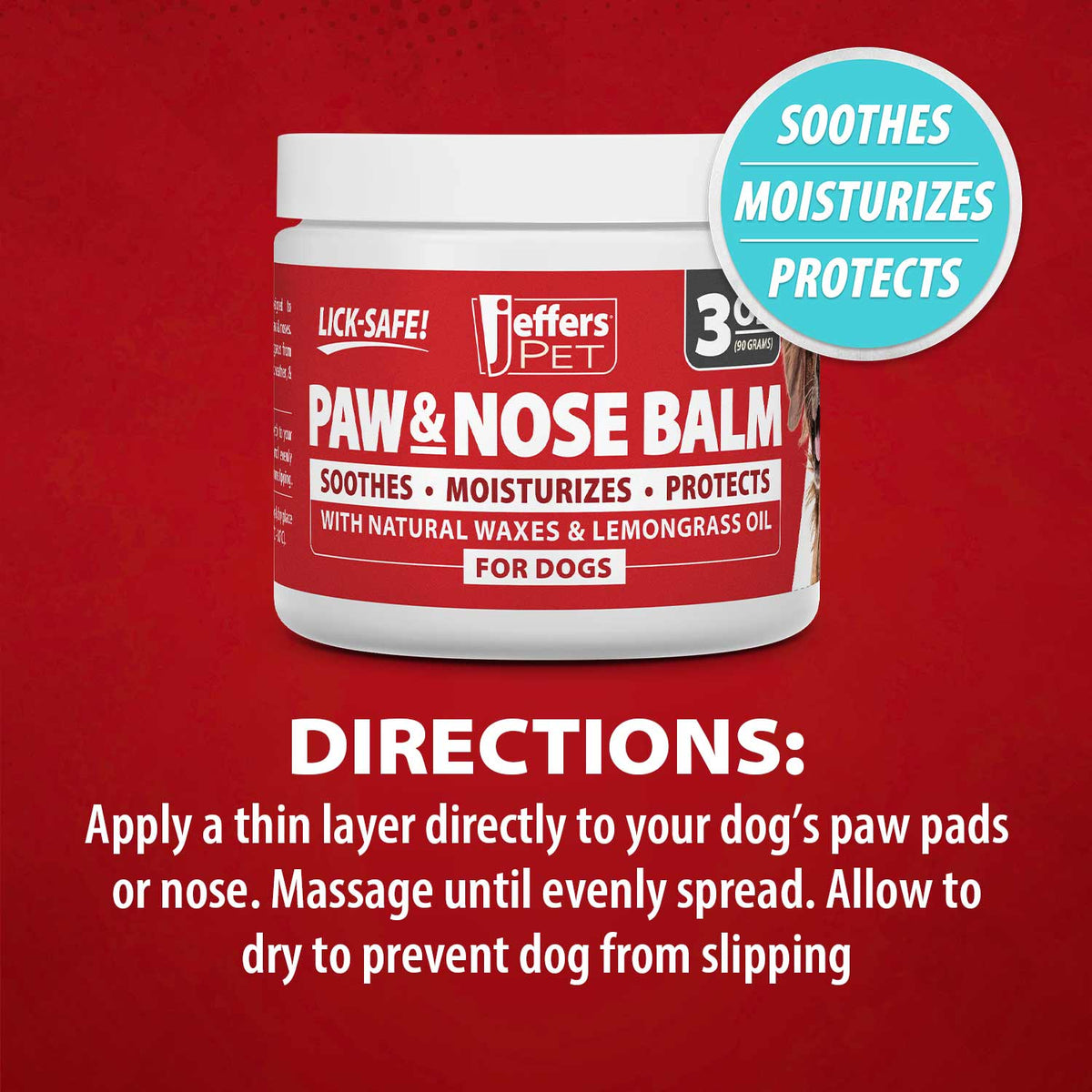 Paw and Nose Protection Balm for Dogs, 3 ounce