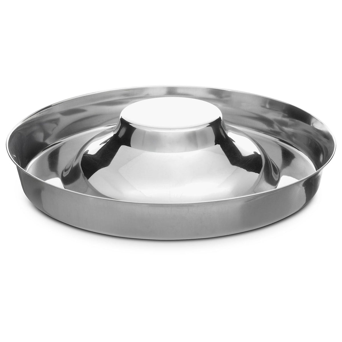 Stainless Steel Flying Saucer Puppy Food & Water Bowl